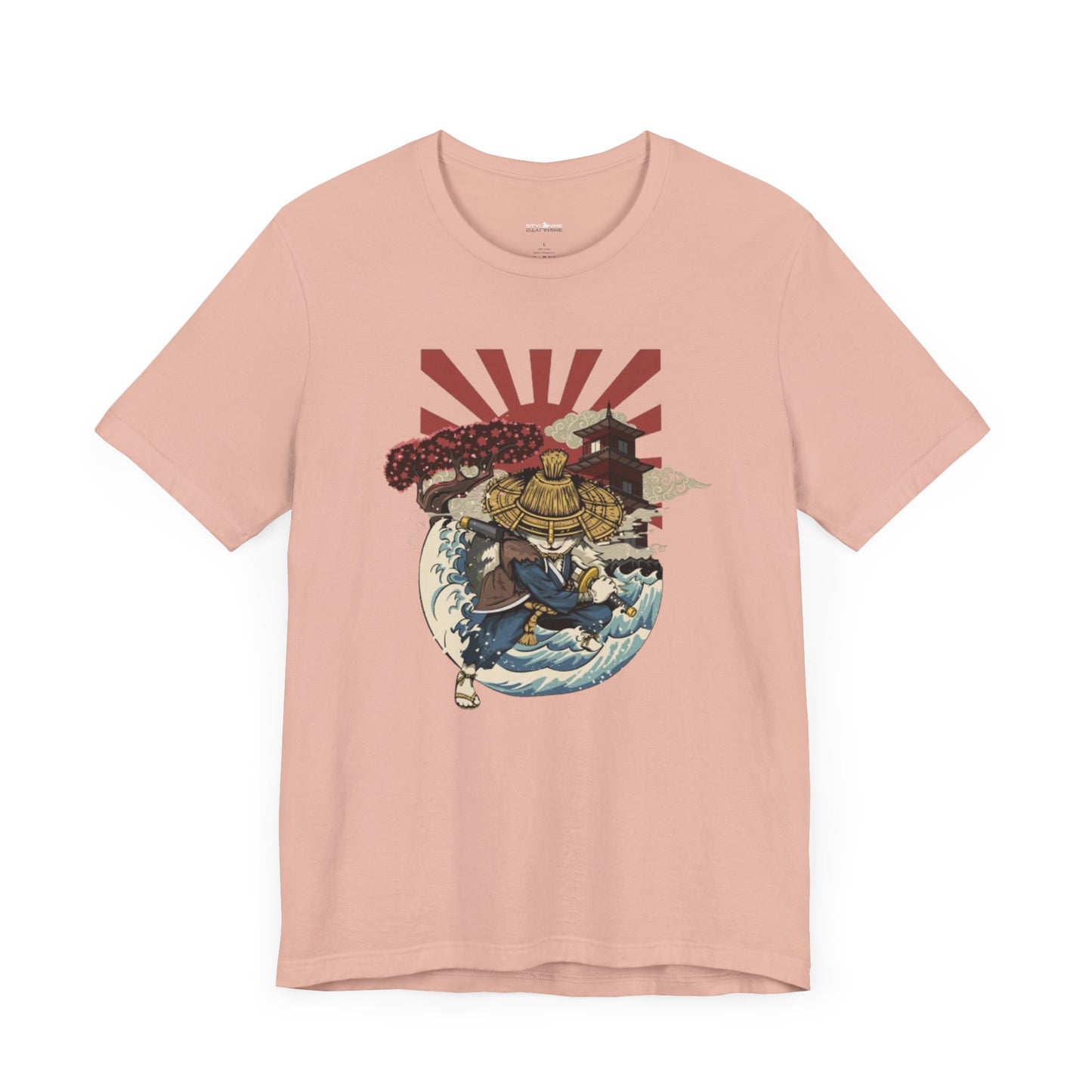 Ronin Cat Graphic Anime T-shirt