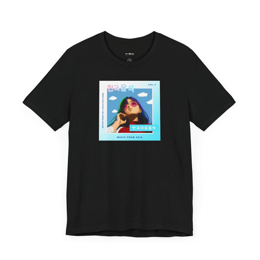 K-Pop CD Cover Graphic Anime T-shirt