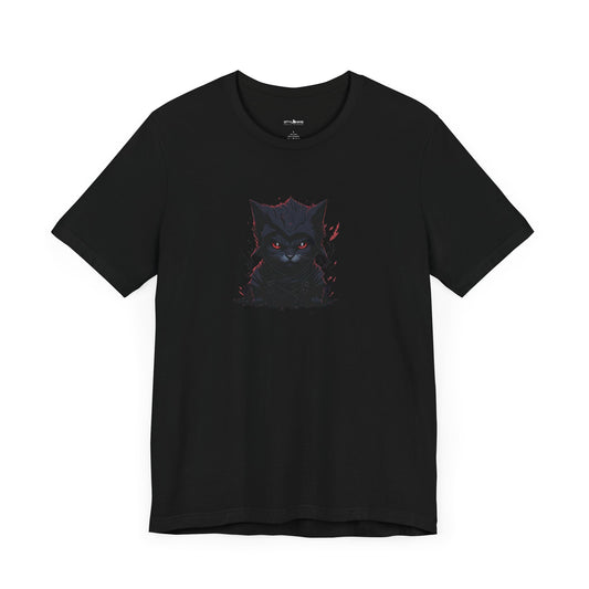 Evil Ninja Cat Graphic T-shirt