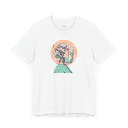 Sci-Fi Cyborg Anime Girl T-shirt