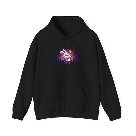 Rabbit in the Middle of the Forest Graphic Hoodie