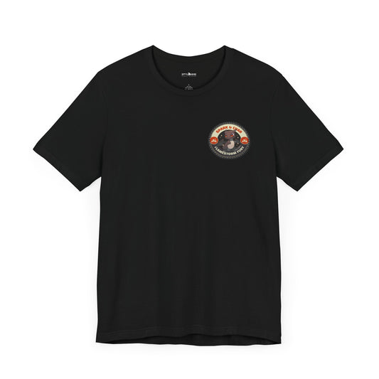 Flamestorm Fury Dragon Badge Graphic Anime T-shirt