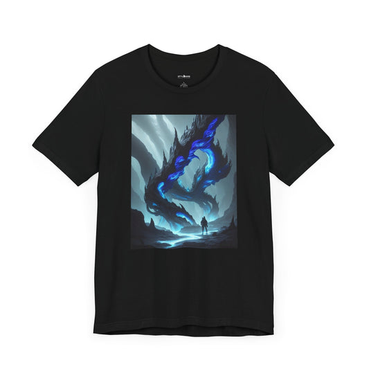 Mythical Cave Dragon Graphic Anime T-shirt