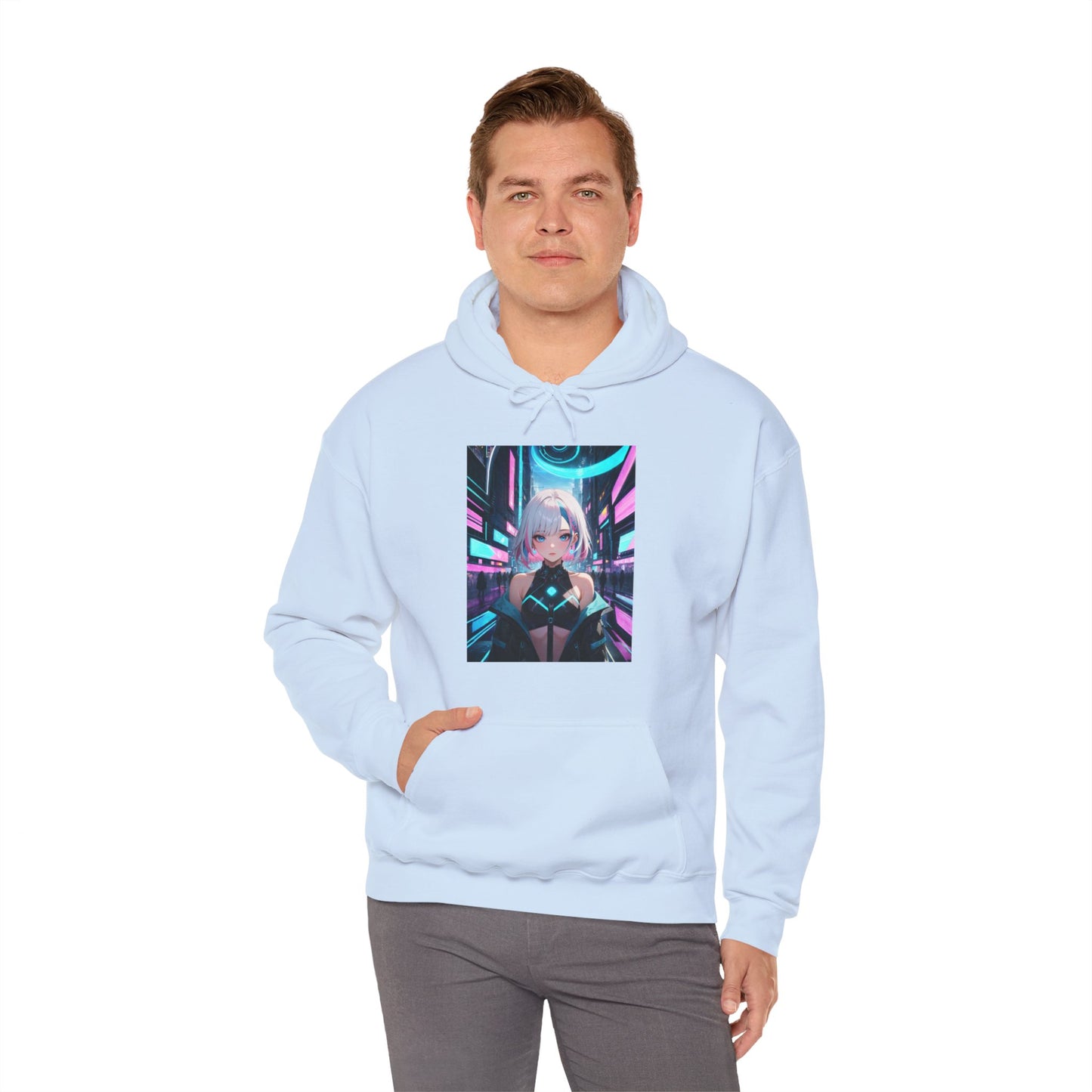 Cyberpunk Dream Graphic Anime Girl Hoodie