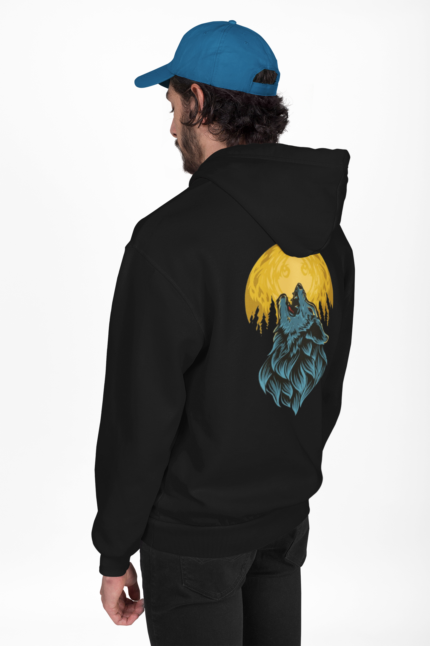 Howling at the Moon Graphic Hoodie