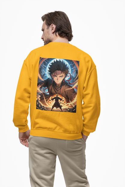 Arcane Warrior Graphic Anime Sweatshirt