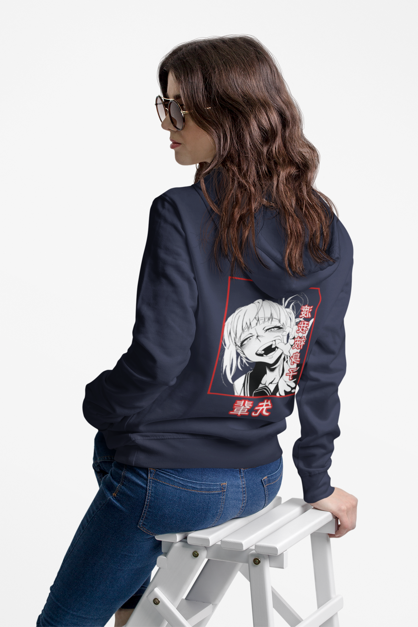 Vampire Anime Girl Graphic Hoodie