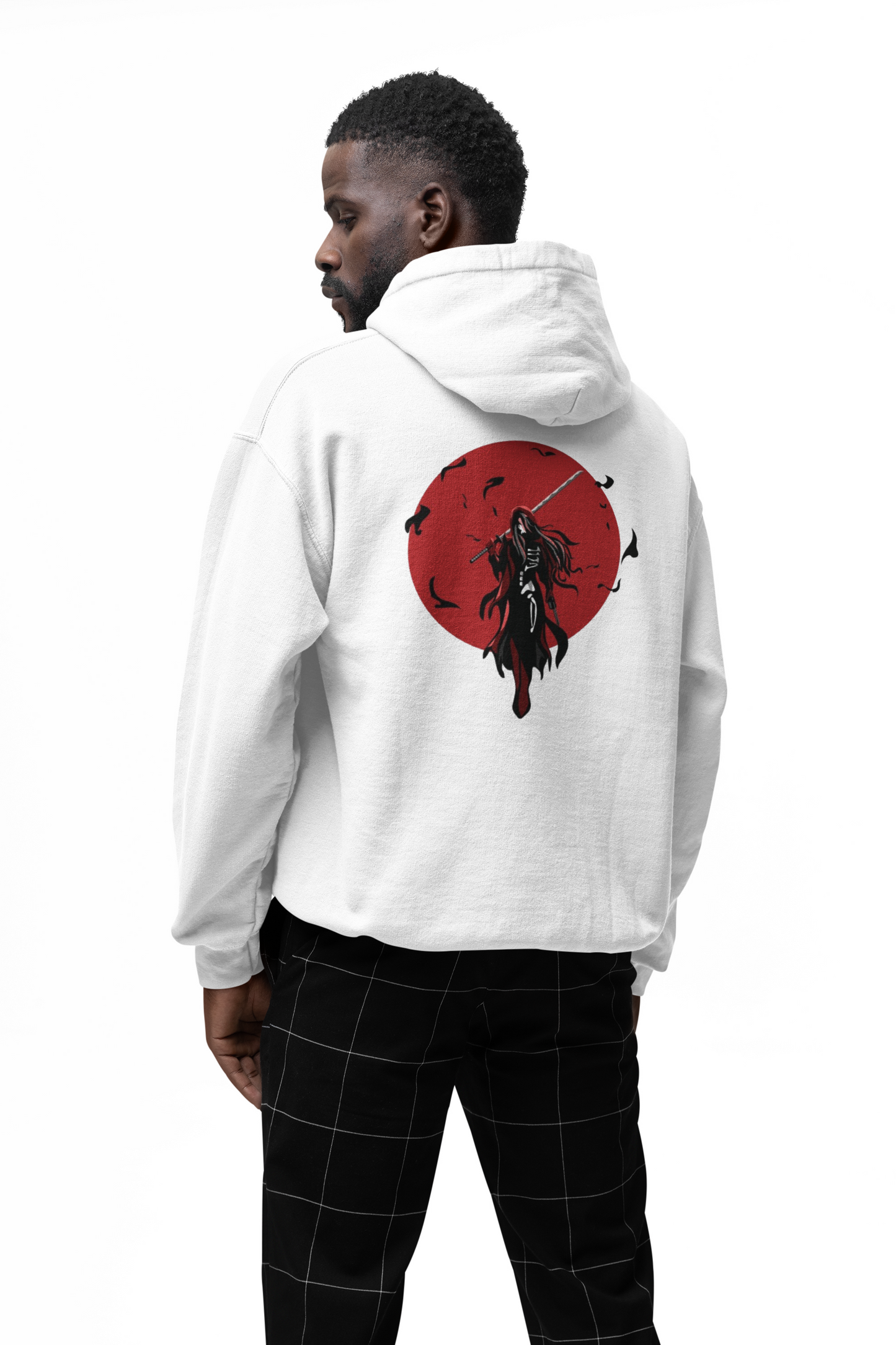 Red Moon Reaper Graphic Hoodie