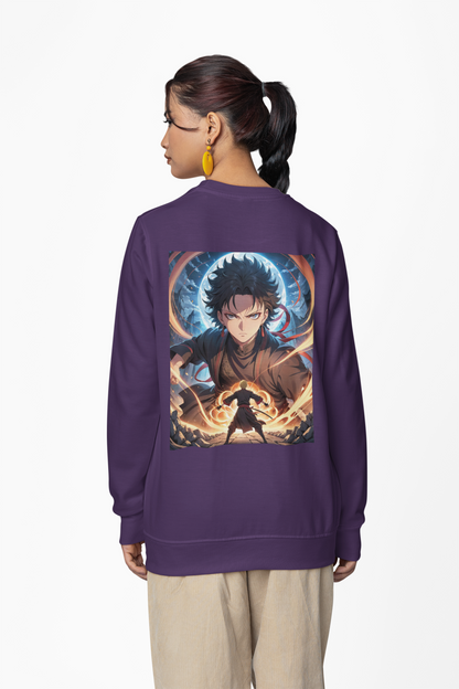 Arcane Warrior Graphic Anime Sweatshirt