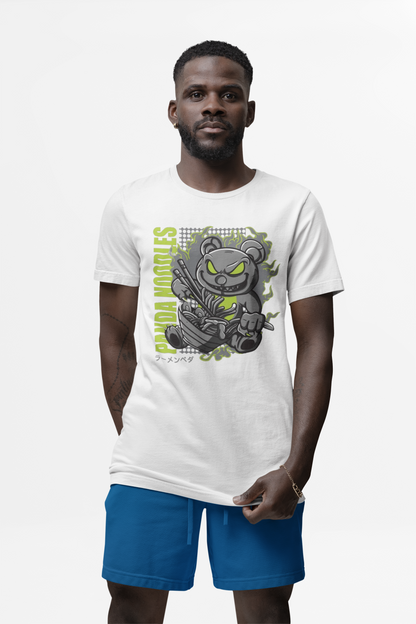 Noodle Lover Panda Graphic T-shirt