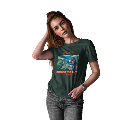 8 Bit Reptile vs Ape Graphic Anime T-shirt