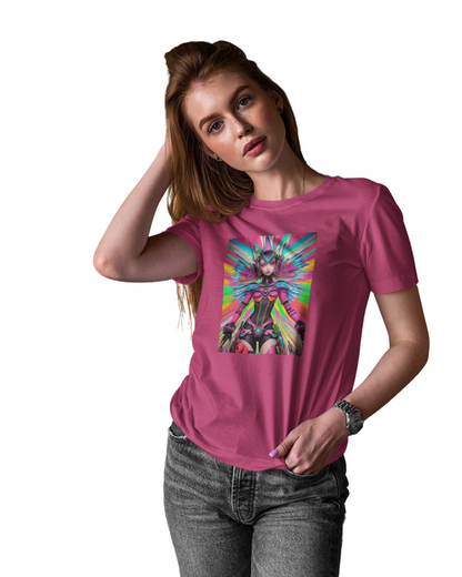 Kaleidoscopic Rebel Graphic T-Shirt