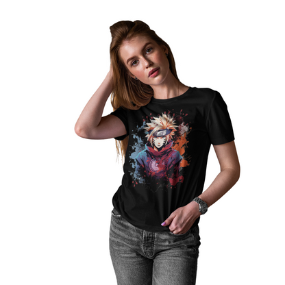 Watercolor Naruto Graphic Anime T-shirt