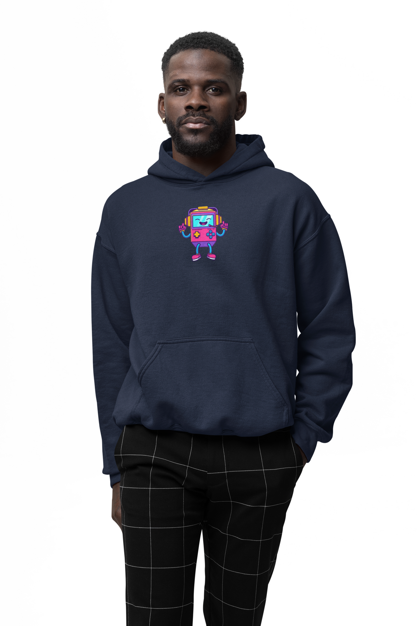 Cheerful Gaming Console Graphic Hoodie