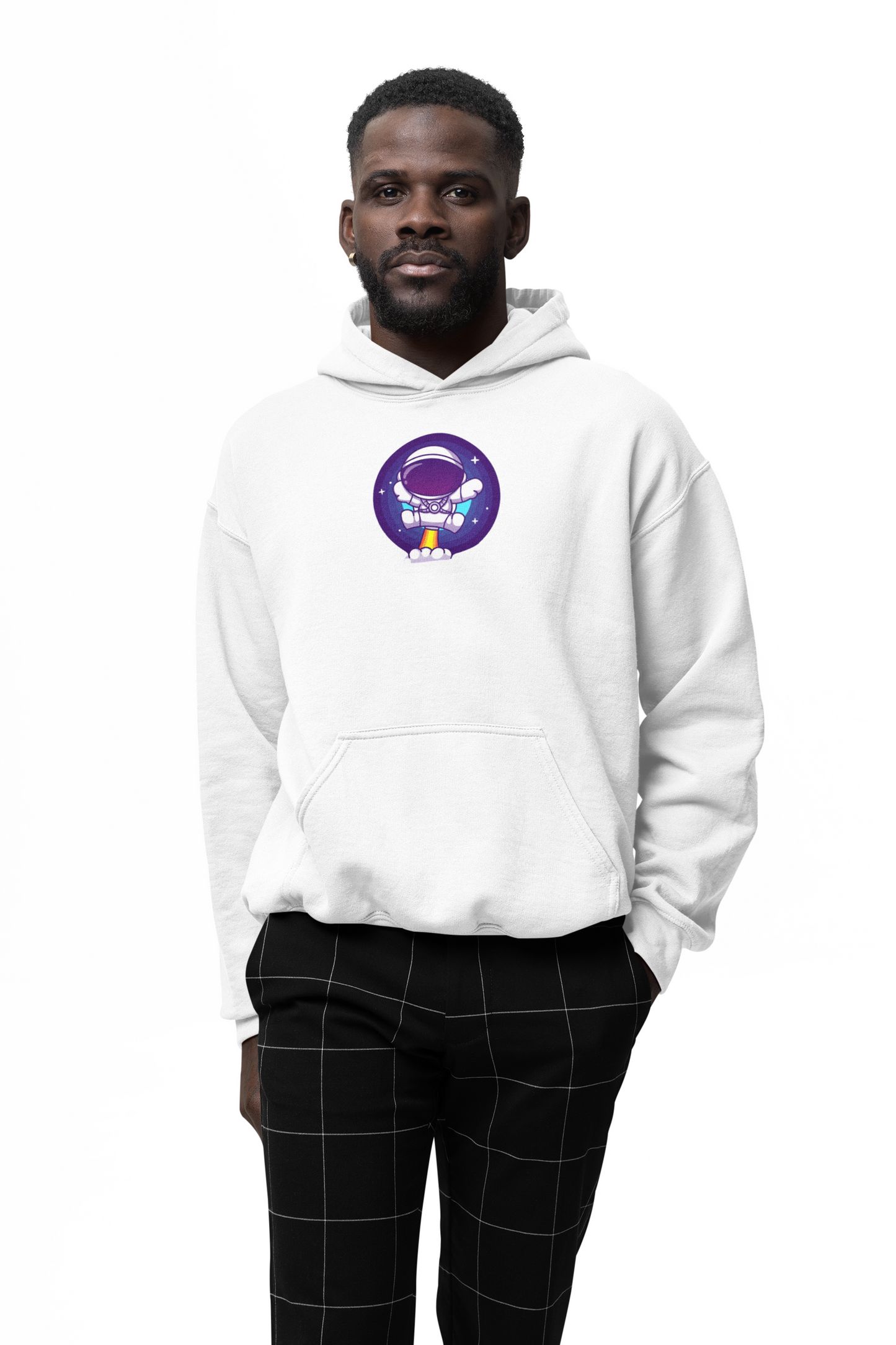 Flying Astronaut Graphic Hoodie