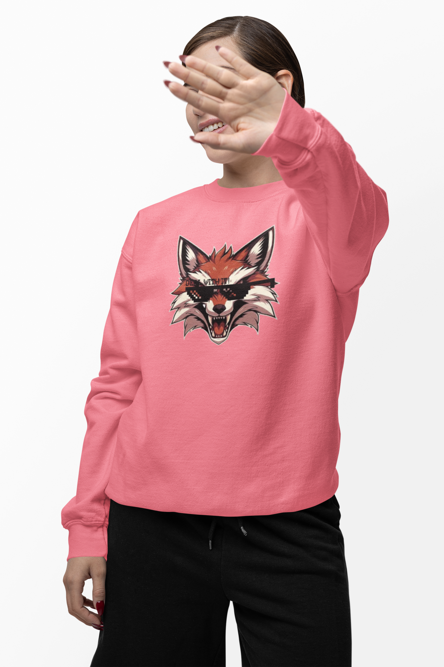 Thug Life Fox Graphic Anime Sweatshirt