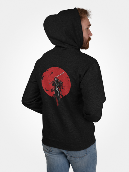 Red Moon Reaper Graphic Hoodie