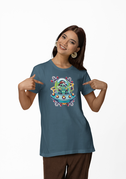 Alien Traveler Graphic T-shirt