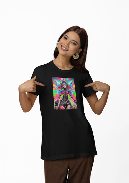 Kaleidoscopic Rebel Graphic T-Shirt