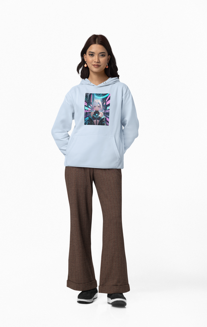 Cyberpunk Dream Graphic Anime Girl Hoodie