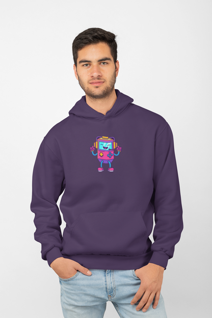 Cheerful Gaming Console Graphic Hoodie