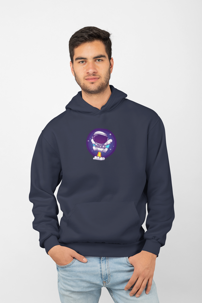 Flying Astronaut Graphic Hoodie