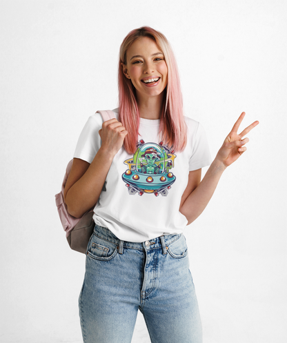 Alien Traveler Graphic T-shirt