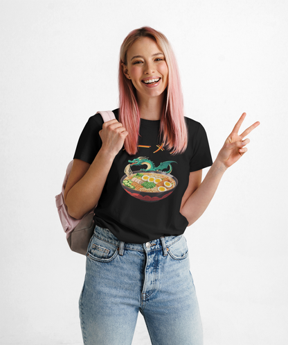 Dragon Ramen Graphic Anime T-shirt