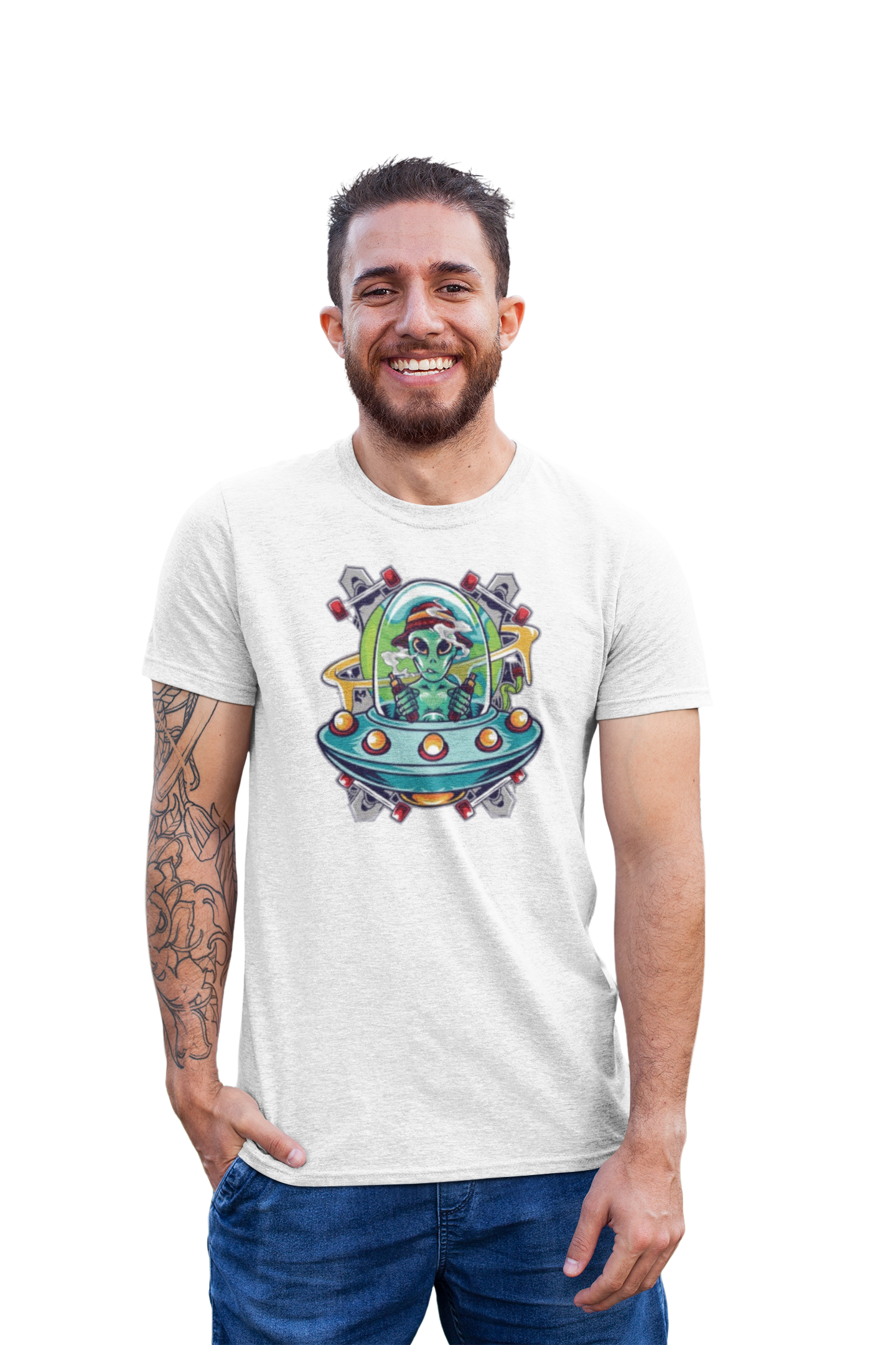 Alien Traveler Graphic T-shirt