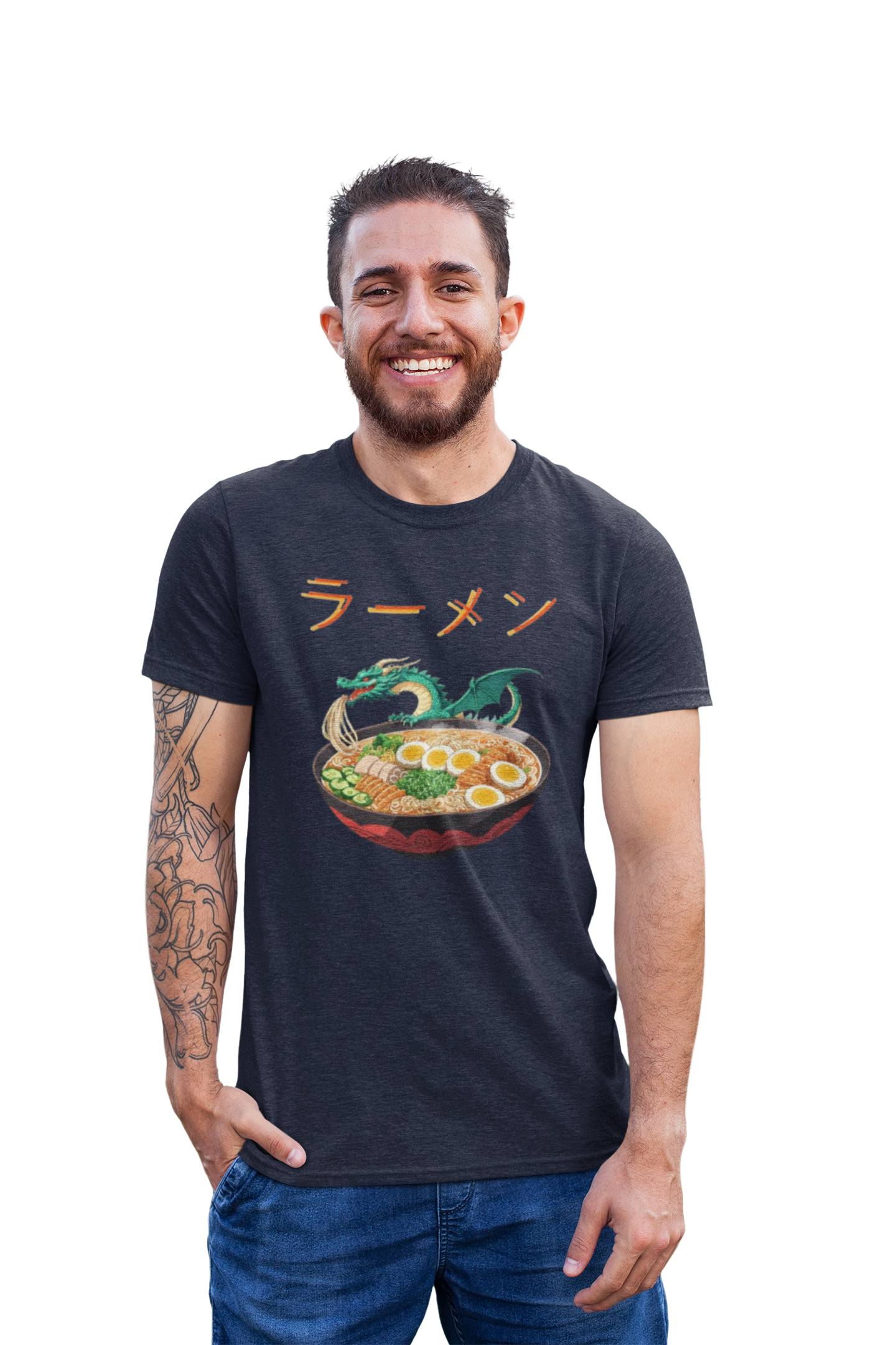 Dragon Ramen Graphic Anime T-shirt