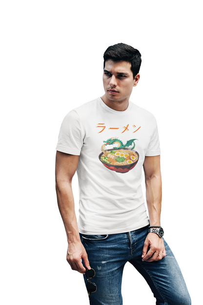 Dragon Ramen Graphic Anime T-shirt