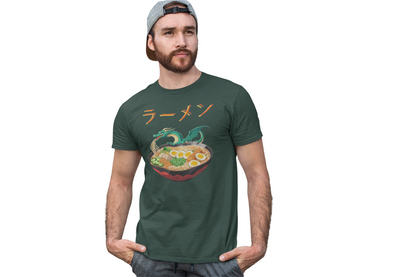 Dragon Ramen Graphic Anime T-shirt