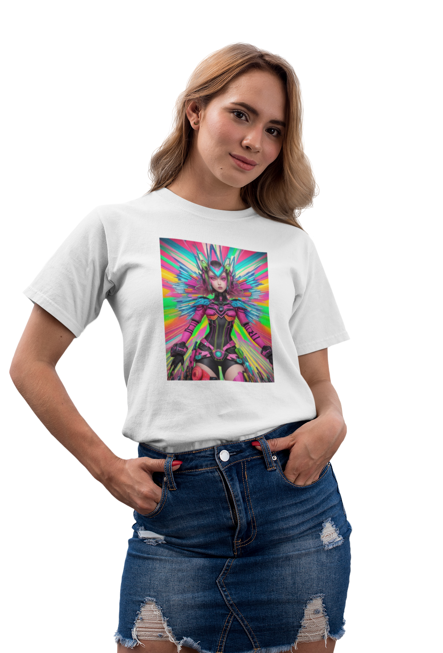 Kaleidoscopic Rebel Graphic T-Shirt