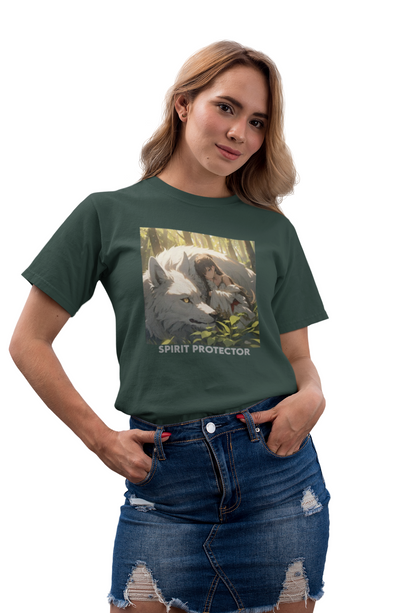 Spirit Protector Graphic Anime T-shirt